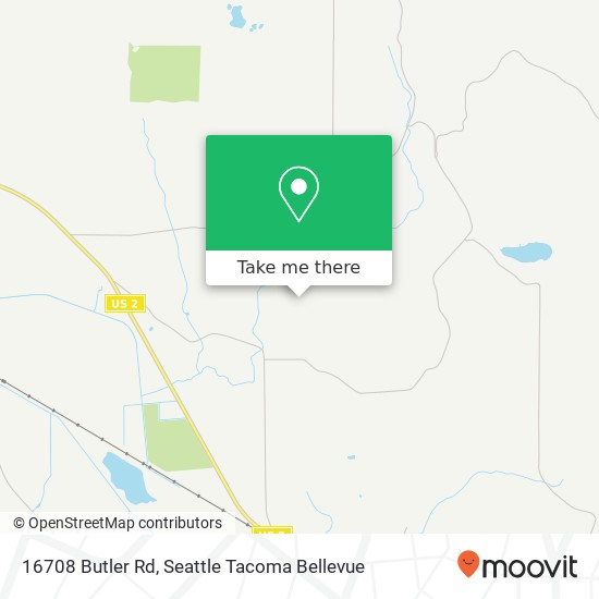 Mapa de 16708 Butler Rd, Snohomish, WA 98290