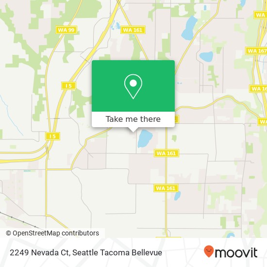 Mapa de 2249 Nevada Ct, Milton, WA 98354