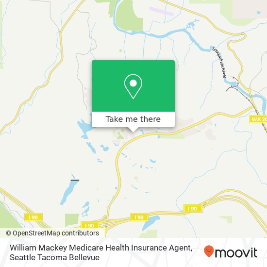 William Mackey Medicare Health Insurance Agent, SE Kinsey St map