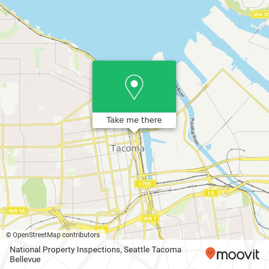 National Property Inspections, A St map