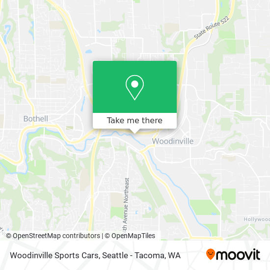 Woodinville Sports Cars map