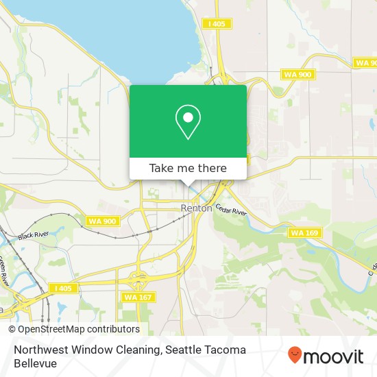 Northwest Window Cleaning, Renton, WA 98057 map