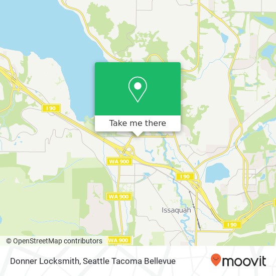 Donner Locksmith, 1810 12th Ave NW map