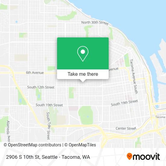 2906 S 10th St map