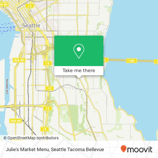 Mapa de Julie's Market Menu, 2329 Rainier Ave S