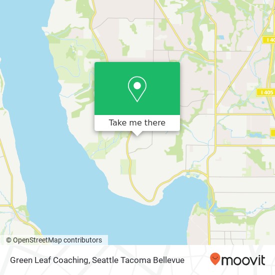 Mapa de Green Leaf Coaching, 12529 80th Pl NE