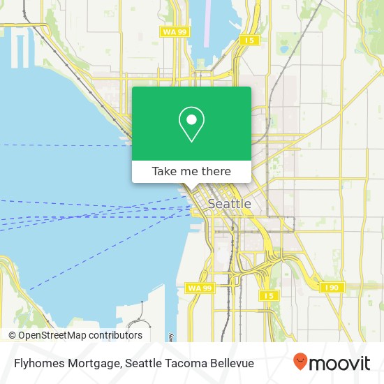 Mapa de Flyhomes Mortgage, 1201 Western Ave