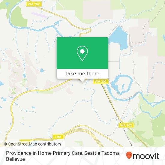 Mapa de Providence in Home Primary Care, 37624 SE Fury St