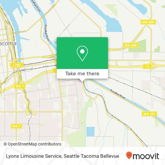 Mapa de Lyons Limousine Service