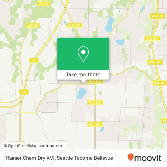 Rainier Chem-Dry XVI, Milton Way map