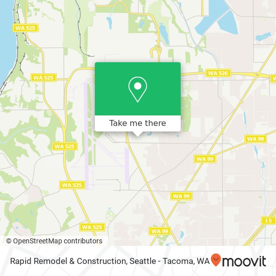 Rapid Remodel & Construction map