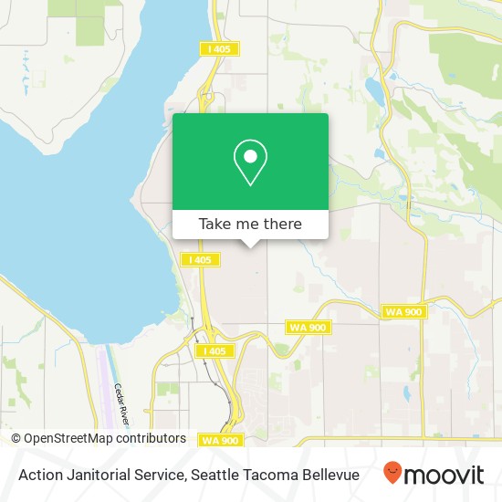 Action Janitorial Service map