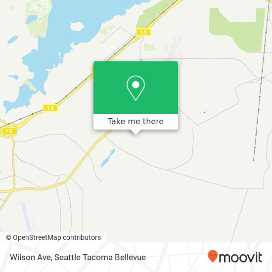 Mapa de Wilson Ave, Tacoma, WA 98433