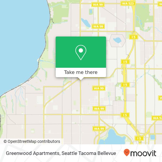 Mapa de Greenwood Apartments, 310 N 103rd St