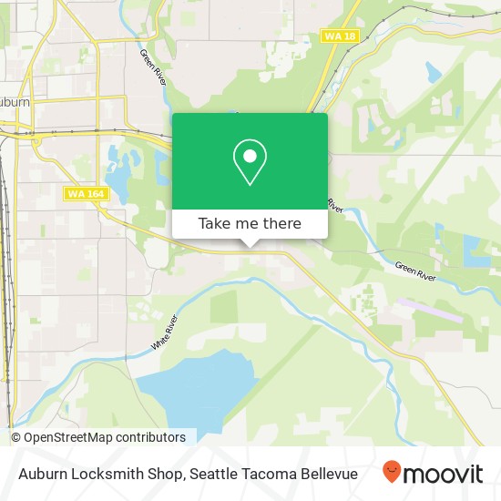 Mapa de Auburn Locksmith Shop, 3302 Auburn Way S