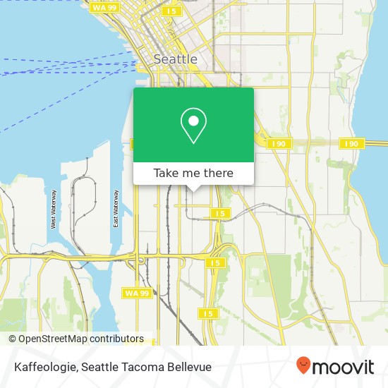 Mapa de Kaffeologie, 2400 6th Ave S