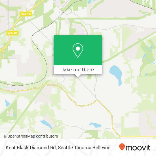 Mapa de Kent Black Diamond Rd, Auburn, WA 98092