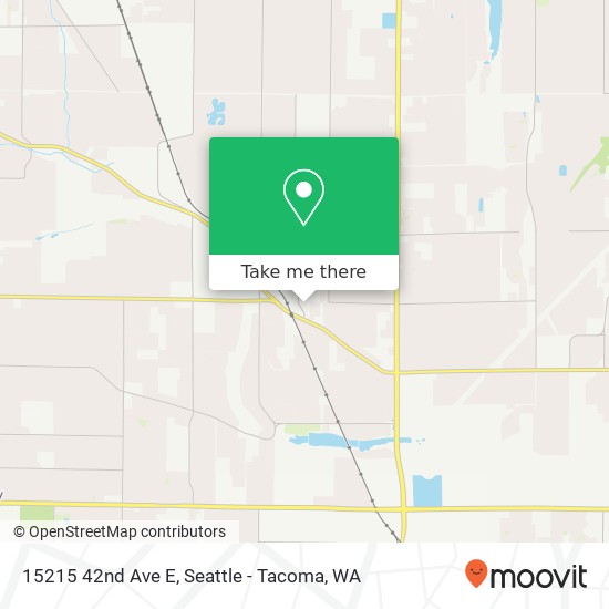 Mapa de 15215 42nd Ave E, Tacoma, WA 98446