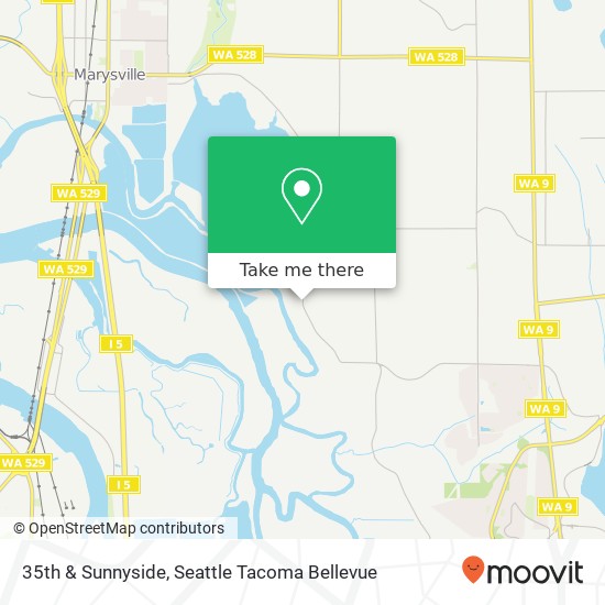 Mapa de 35th & Sunnyside, Marysville, WA 98270