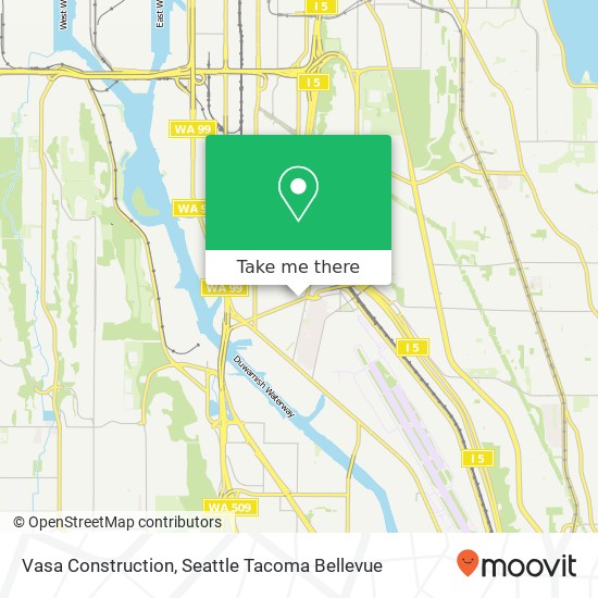 Vasa Construction, S Michigan St map