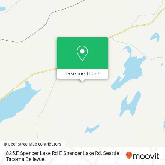 Mapa de 825,E Spencer Lake Rd E Spencer Lake Rd, Shelton, WA 98584