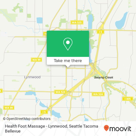 Mapa de Health Foot Massage - Lynnwood, 3411 184th St SW