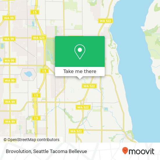 Brovolution, NE 123rd St map