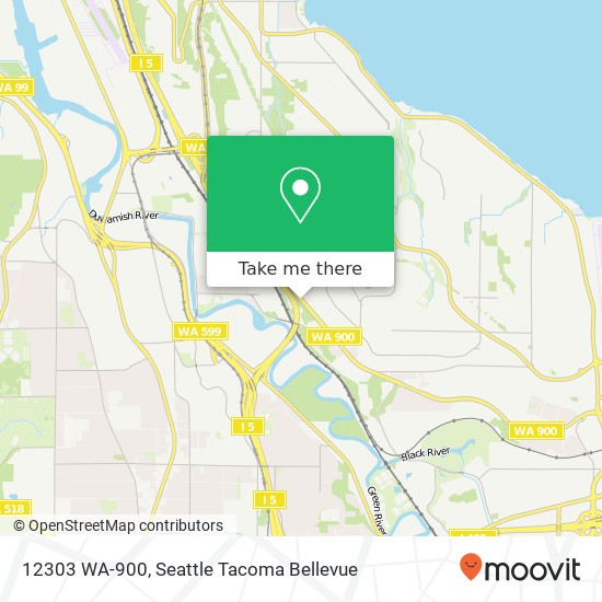 Mapa de 12303 WA-900, Seattle, WA 98178