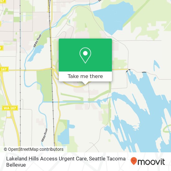 Lakeland Hills Access Urgent Care, 1406 Lake Tapps Pkwy E map