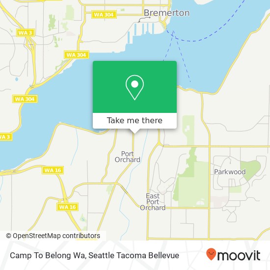 Mapa de Camp To Belong Wa, Ada St