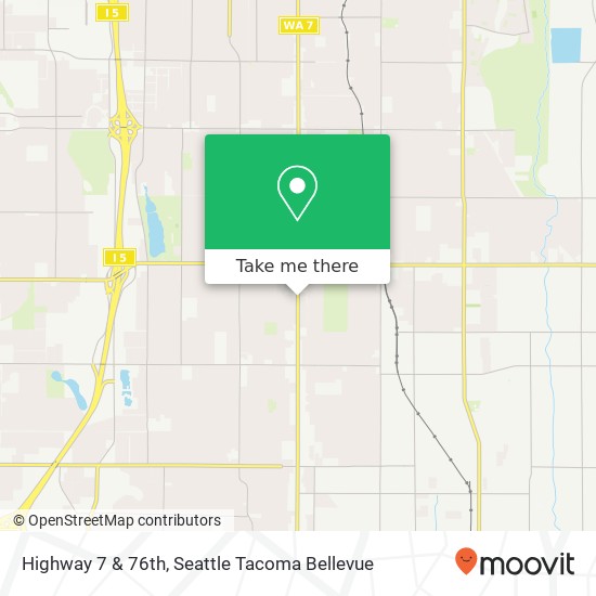 Highway 7 & 76th, Tacoma, WA 98408 map