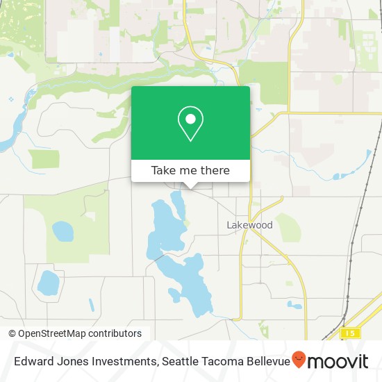 Edward Jones Investments, 8813 Edgewater Dr SW map