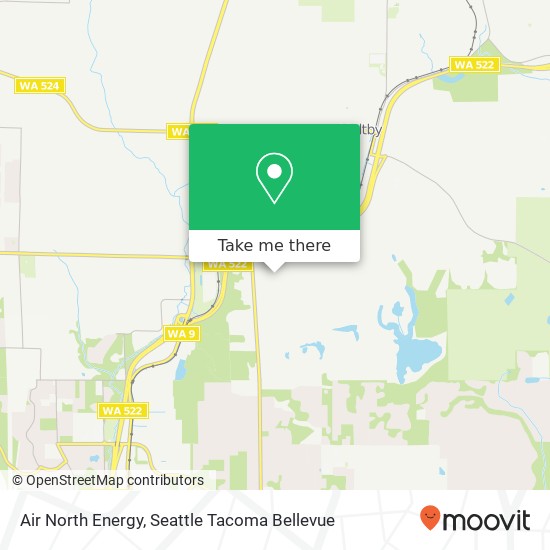 Mapa de Air North Energy, 77th Ave SE