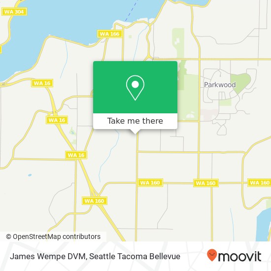 Mapa de James Wempe DVM, 3586 Bethel Rd SE
