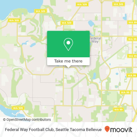 Mapa de Federal Way Football Club, SW Campus Dr