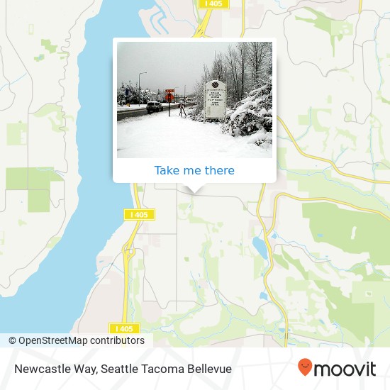 Mapa de Newcastle Way, Bellevue, WA 98006