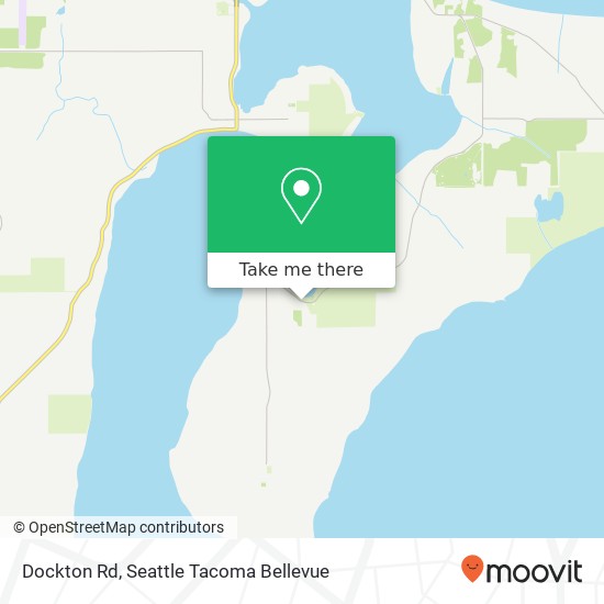 Mapa de Dockton Rd, Vashon, WA 98070