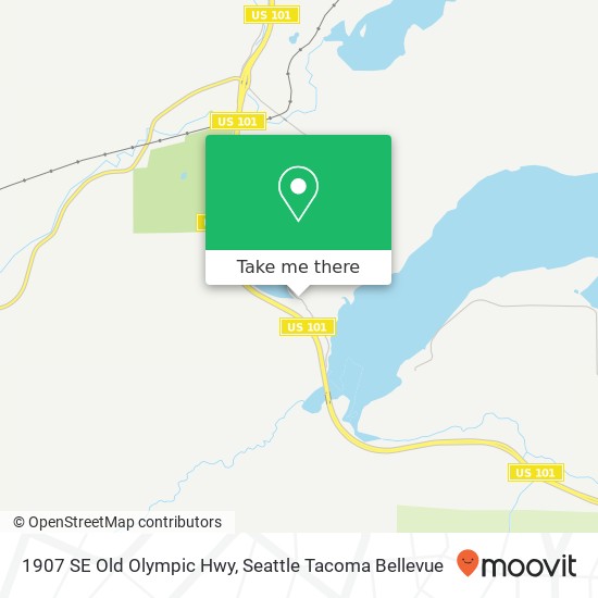 Mapa de 1907 SE Old Olympic Hwy, Shelton, WA 98584