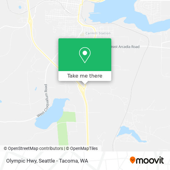 Olympic Hwy map