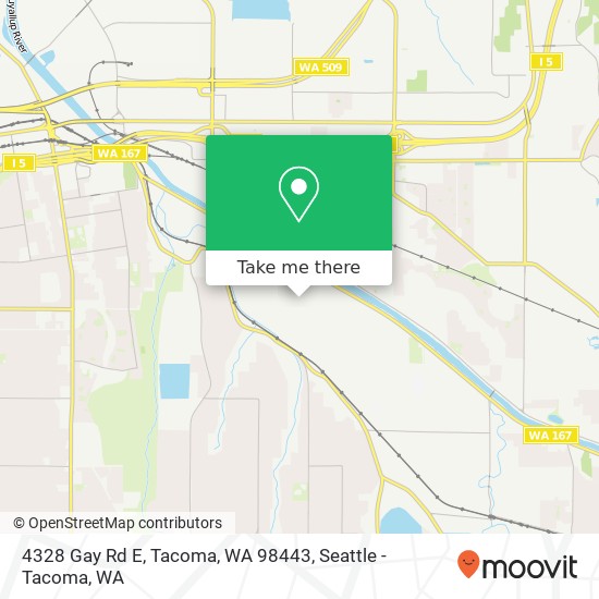 4328 Gay Rd E, Tacoma, WA 98443 map