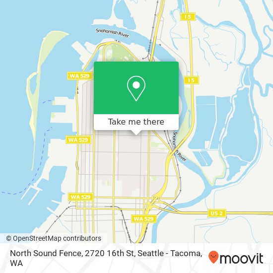 North Sound Fence, 2720 16th St map