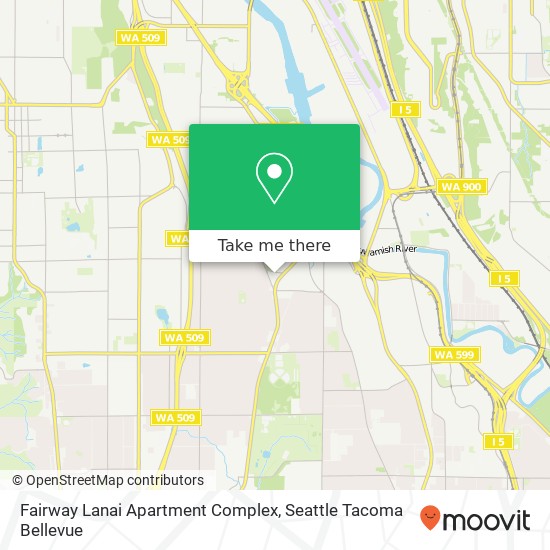 Fairway Lanai Apartment Complex, 1807 S 118th St map