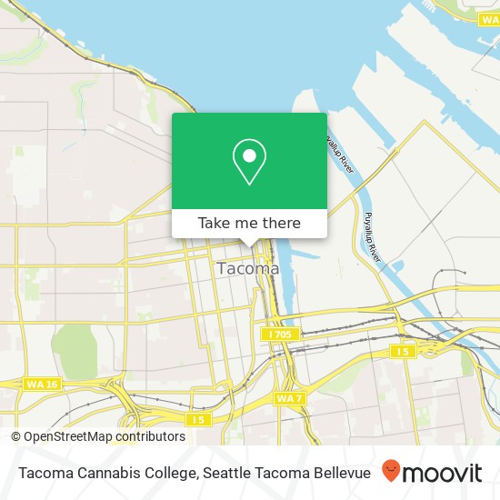 Tacoma Cannabis College, Commerce St map