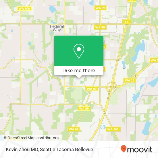 Kevin Zhou MD, 34509 9th Ave S map