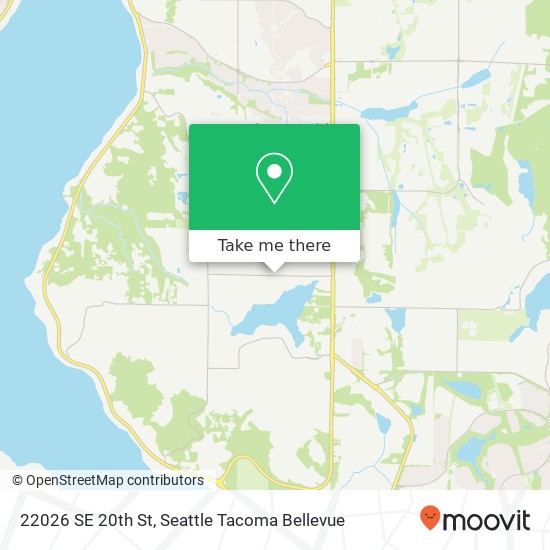 Mapa de 22026 SE 20th St, Sammamish, WA 98075