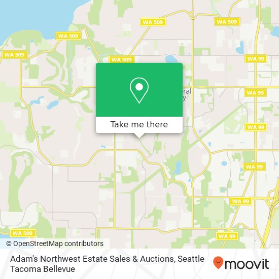 Mapa de Adam's Northwest Estate Sales & Auctions