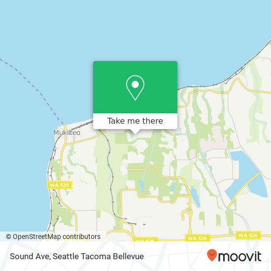 Mapa de Sound Ave, Everett, WA 98203