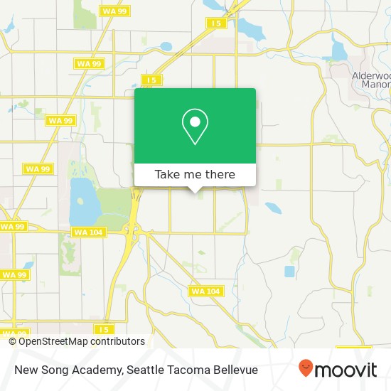 Mapa de New Song Academy, 23601 52nd Ave W