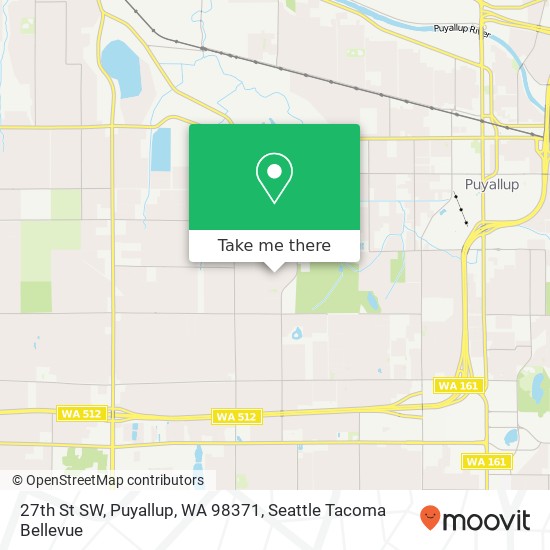 Mapa de 27th St SW, Puyallup, WA 98371