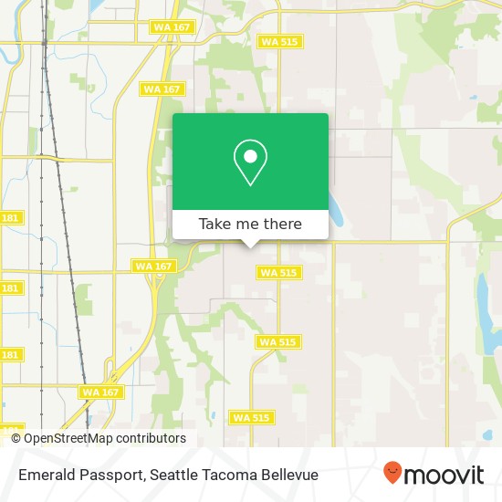 Mapa de Emerald Passport, 20846 103rd Ct SE